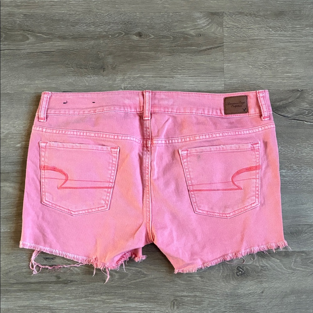 American Eagle Outfitters Pink Jean Shorts - Picture 6 of 6